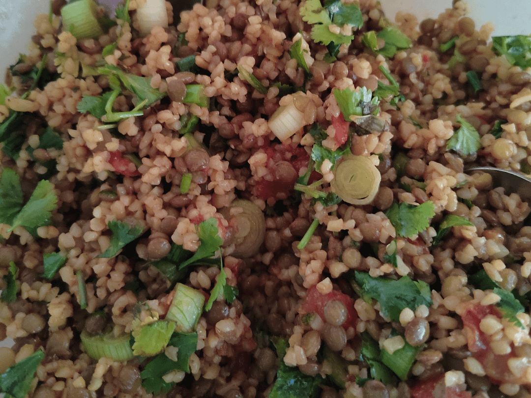 Linsen Bulgur Salat