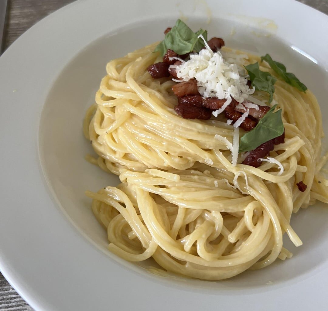 Spaghetti Carbonara, der zweite Versuch (~15 Minuten)