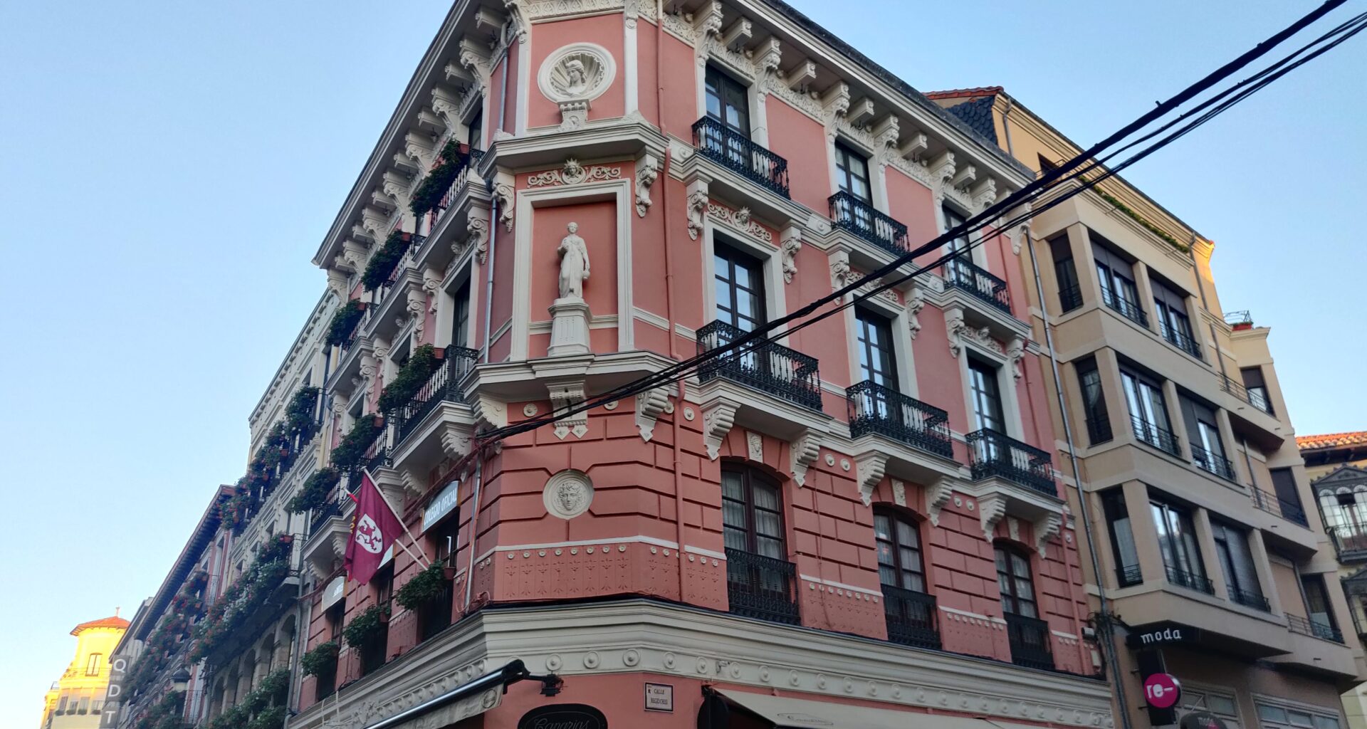 Nice building in León, Spain .