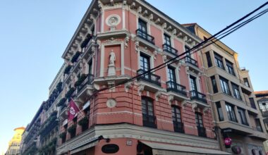 Nice building in León, Spain .