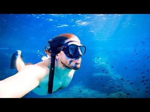 Underwater Bliss while Freediving near Pula, Croatia