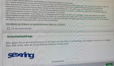 Da will man online was bei einer deutschen Behörde erledigen und dann eine solche Sicherheitsabfrage