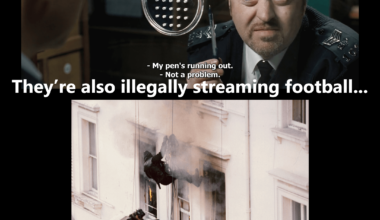 You wouldn't steal a handbag. You wouldn't steal a car. You wouldn't steal a baby. You wouldn't shoot a policeman and then steal his helmet. You wouldn't go to the toilet in his helmet and then send it to the policeman's grieving widow. And then steal it again!