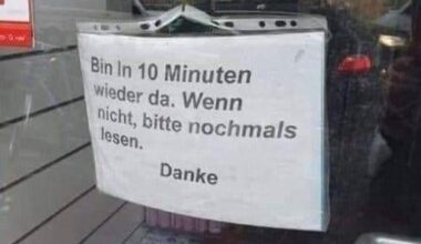 Bitte Nochmal 😅