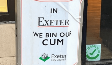 Exeter has cumpsters