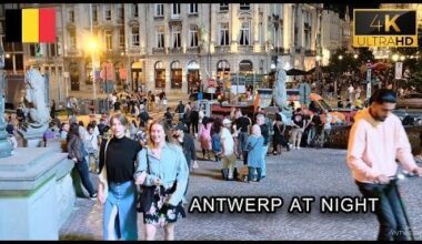 Antwerp, Belgium - Summer Nightlife