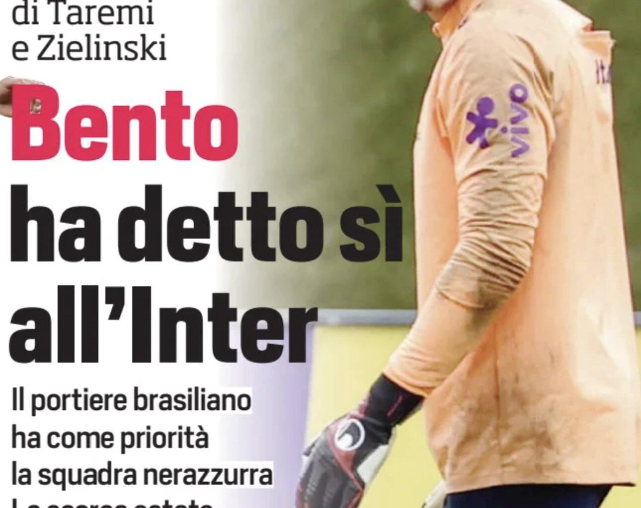 [CdS] “BENTO HAS SAID YES TO INTER. The Brazilian goalkeeper will be the first signing after Taremi and Zielinski. Bento has Inter as his priority. Last summer, he was able to get the promise from his club Athletico Paranaense to let him go.”