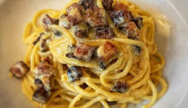 Selbstgemachte Carbonara