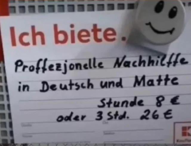 Profetzionelle Nachhilve in Matte und Dötsch