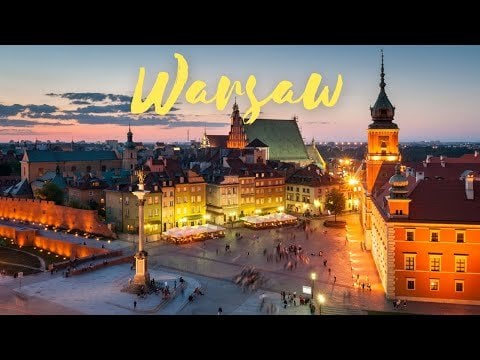 Saturday Night in Warsaw Old Town | Poland