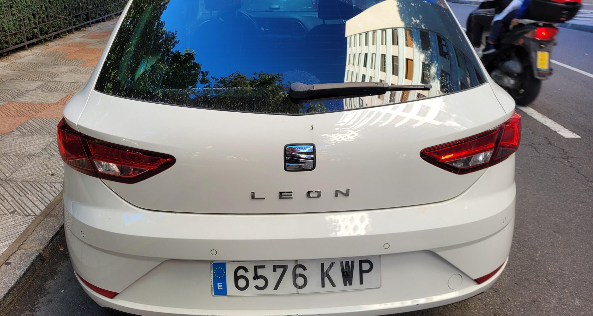 Seat Leon, in León, Spain