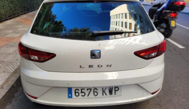 Seat Leon, in León, Spain