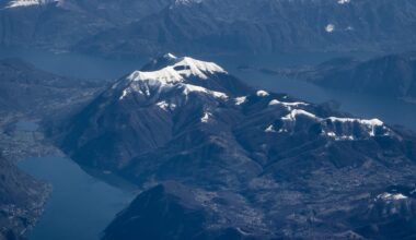 Italian Alps from the above