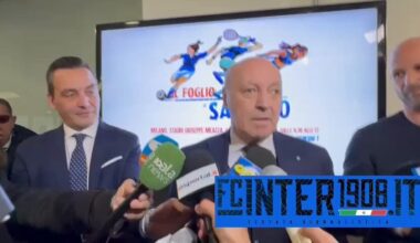 [Mari] Marotta: “We have no anxiety about renewals. I would talk about contract extensions, not renewals. There is no one expiring but we want to extend contracts of the core player. Can only purchase players after selling? We unofficially have two signings already done.“