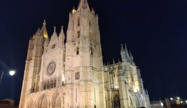 Cathedral, León, Spain .