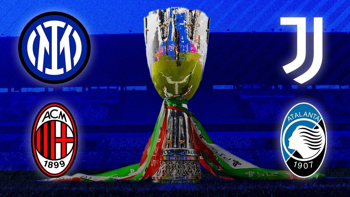 [Mari] Supercoppa Italiana, the semi-finals to be played in January 2025 have been decided: It will be Inter vs. Atalanta and Milan vs. Juventus.