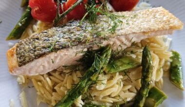 Orzo Mit Spargel und Lachs- Kaptn Cook Rezept