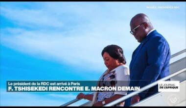 Le président de la RDC est arrivé à Paris : F. Tshisekedi rencontre E. Macron • FRANCE 24