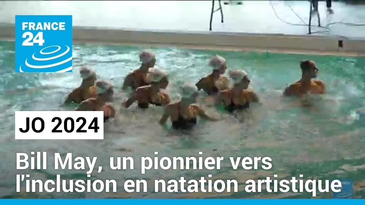 JO 2024 : Bill May, un pionnier vers l'inclusion en natation artistique • FRANCE 24