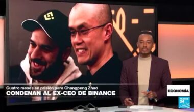 El fundador de Binance fue condenado a cuatro meses de prisión por lavado de dinero • FRANCE 24