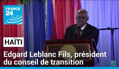 Haïti : Edgard Leblanc Fils choisi comme président du conseil de transition • FRANCE 24