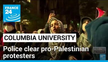 Police clear pro-Palestinian protesters from Columbia University • FRANCE 24 English