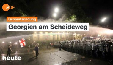 heute 19:00 Uhr vom 01.05.2024 Proteste in Georgien, EU-Osterweiterung, Demos zum Tag der Arbeit