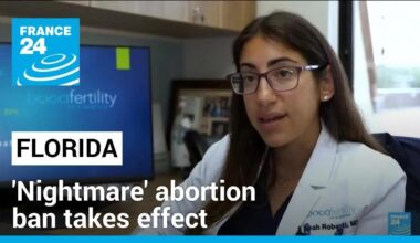 Florida's 'nightmare' abortion ban takes effect • FRANCE 24 English