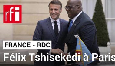 Felix Tshisekedi poursuit sa visite officielle en France • RFI