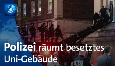 Polizei räumt besetztes Gebäude an Columbia University