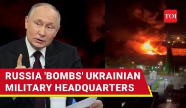 Russia's Ballistic Attack On Ukrainian Military HQ; Plumes Of Smoke Fill Odesa's Sky