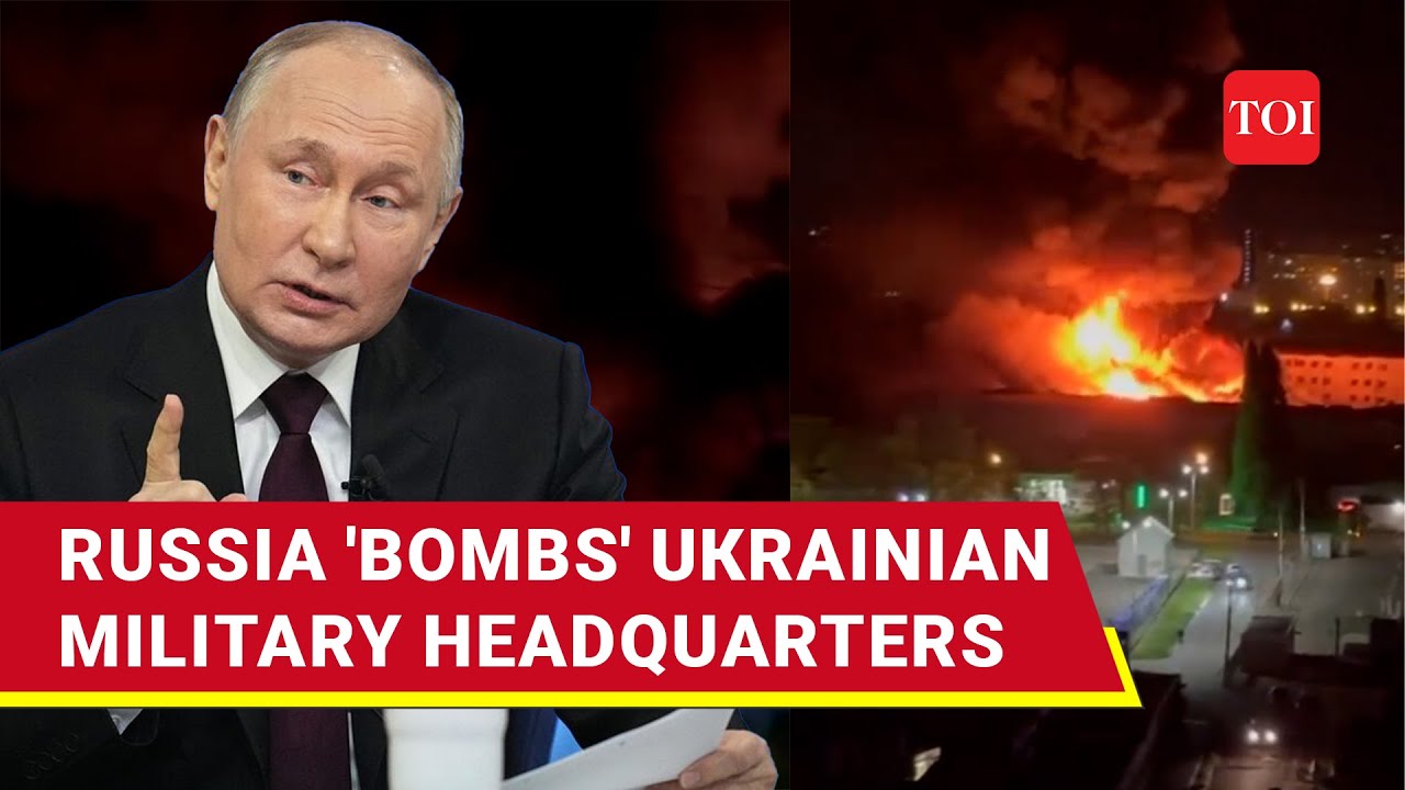 Russia's Ballistic Attack On Ukrainian Military HQ; Plumes Of Smoke Fill Odesa's Sky