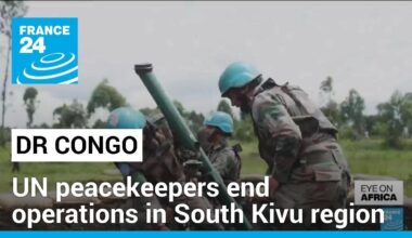 UN peacekeepers end operations in DR Congo's South Kivu region • FRANCE 24 English