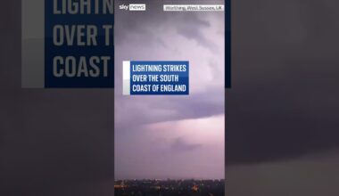 Watch lightning storm over Worthing