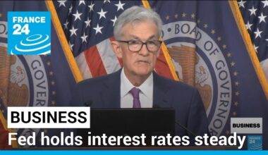 US Federal Reserve keeps interest rate unchanged at 5.25%-5.50% as inflation sticks • FRANCE 24