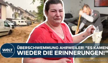 DEUTSCHLAND: Schock in Ahrweiler! "Das Wasser kam immer höher!" Heftige Unwetter im Westen!