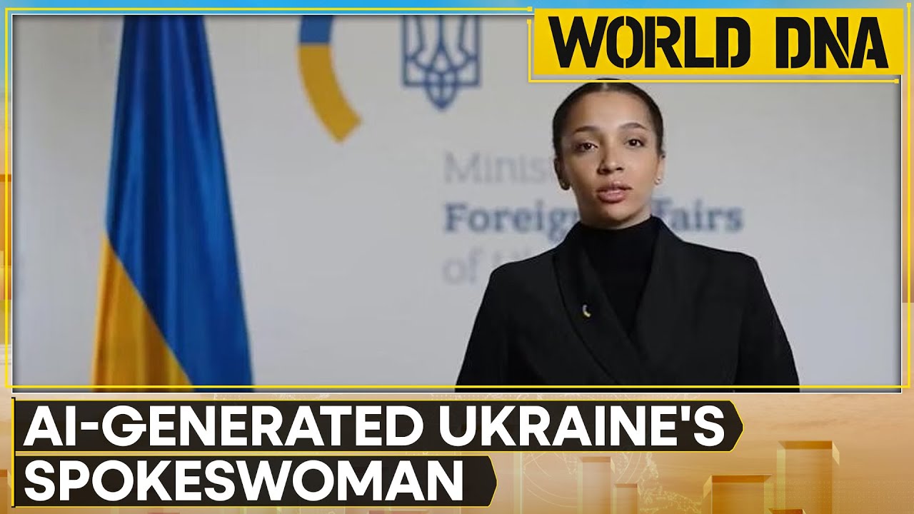 Ukraine unveils AI-generated Foreign Ministry spokeswoman | WION Tech News | World DNA