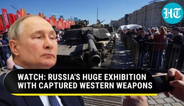 Putin Rubs Salt On West's Wounds With Show On Weapons Taken From Ukraine; Watch What's On Display