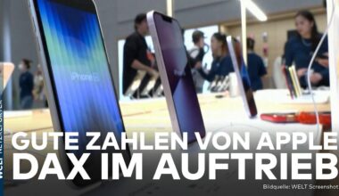 USA: Gute Nachrichten von Apple! Dax zieht wegen Zahlen vom iPhone-Hersteller an