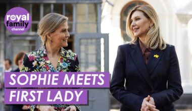 Sophie Meets First Lady Olena Zelenska on Ukraine visit