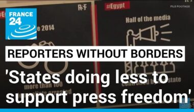 States doing less to support press freedom, says watchdog as world rankings unveiled • FRANCE 24