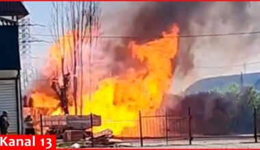 Ukrainian drones hit a gas station on Russian territory - Strong explosion occurred