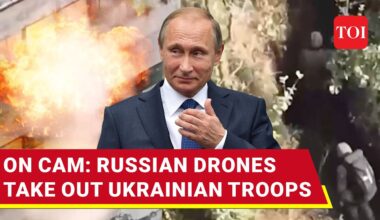 Russian Drones Blow Up Hiding Ukrainian Troops In Donetsk |Dramatic Footage On Cam | Watch