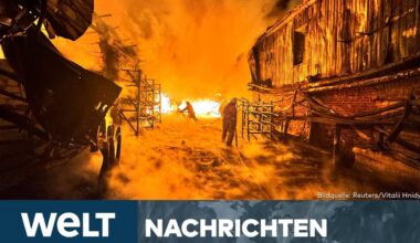 UKRAINE-KRIEG: Inferno in Charkiw! Russische Drohnen lösen mehrere Großbrände aus I WELT STREAM