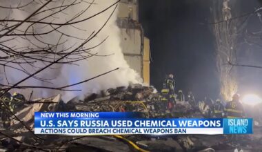 U.S. accuses Russia of chemical weapons use in Ukraine