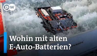 Wie eine Anlage in Hamburg alte E-Auto-Batterien verwertet | DW Nachrichten