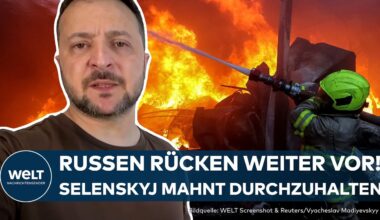 UKRAINE-KRIEG: Putins Truppen erobern weitere Ortschaft in Donezk – Flammeninferno in Charkiw