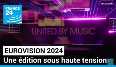 Eurovision 2024 : en Suède, des préparatifs sous haute tension • FRANCE 24