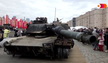 Russia exhibits Western 'trophy' tanks captured in Ukraine | REUTERS