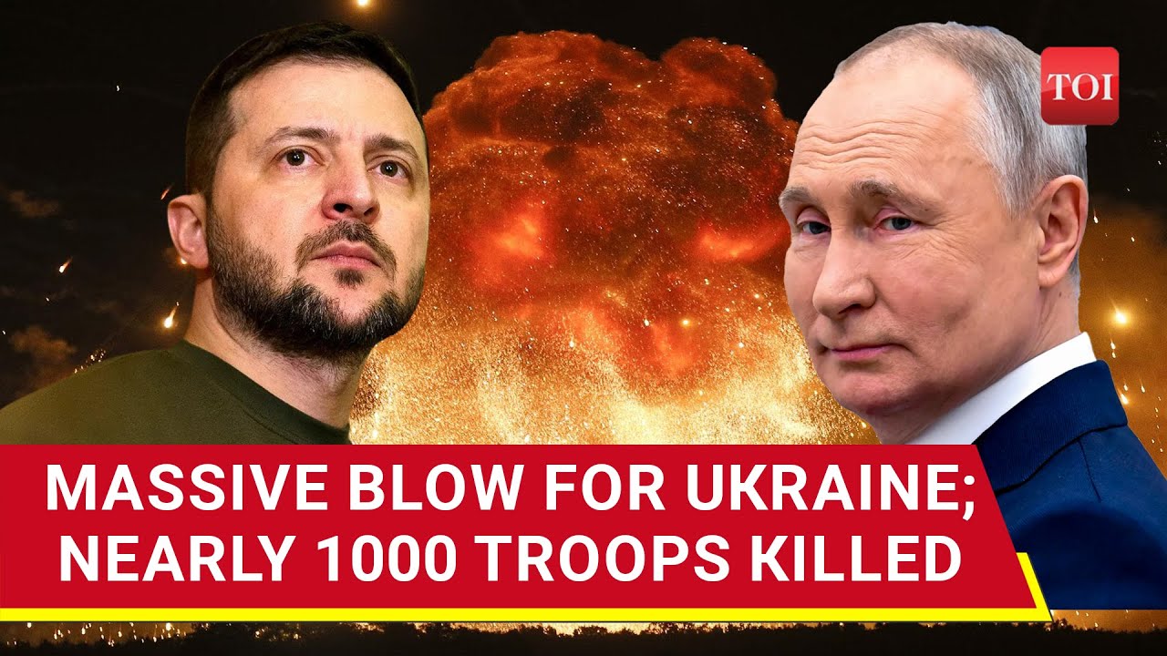 Russia Slays Nearly 1000 Ukrainian Troops In Donetsk; Crushes All Counterattacks | Watch